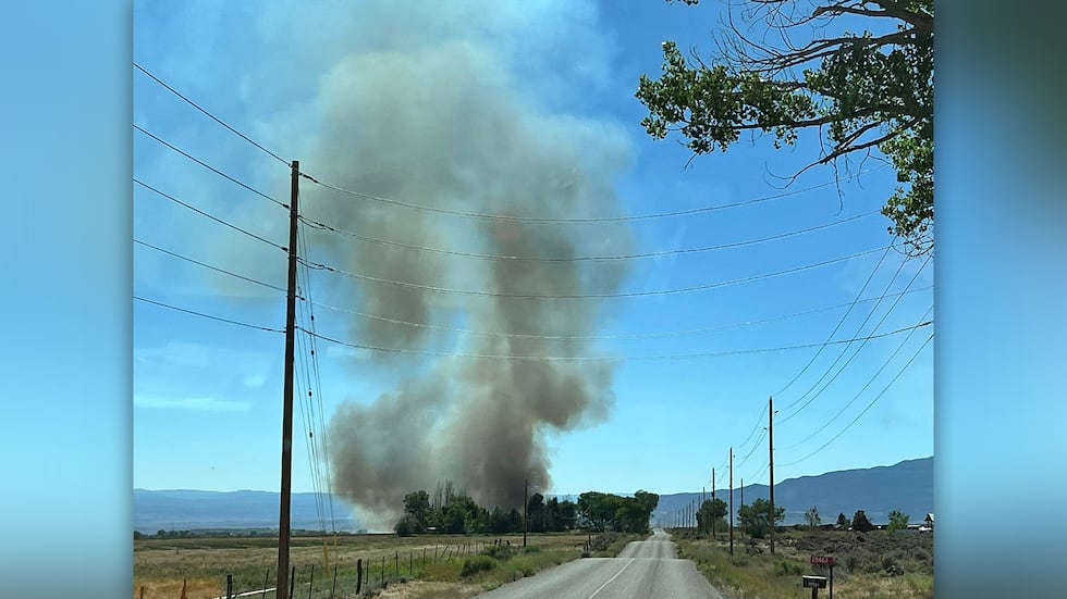 A new wildfire ignited in Hotchkiss on June 18, 2026.