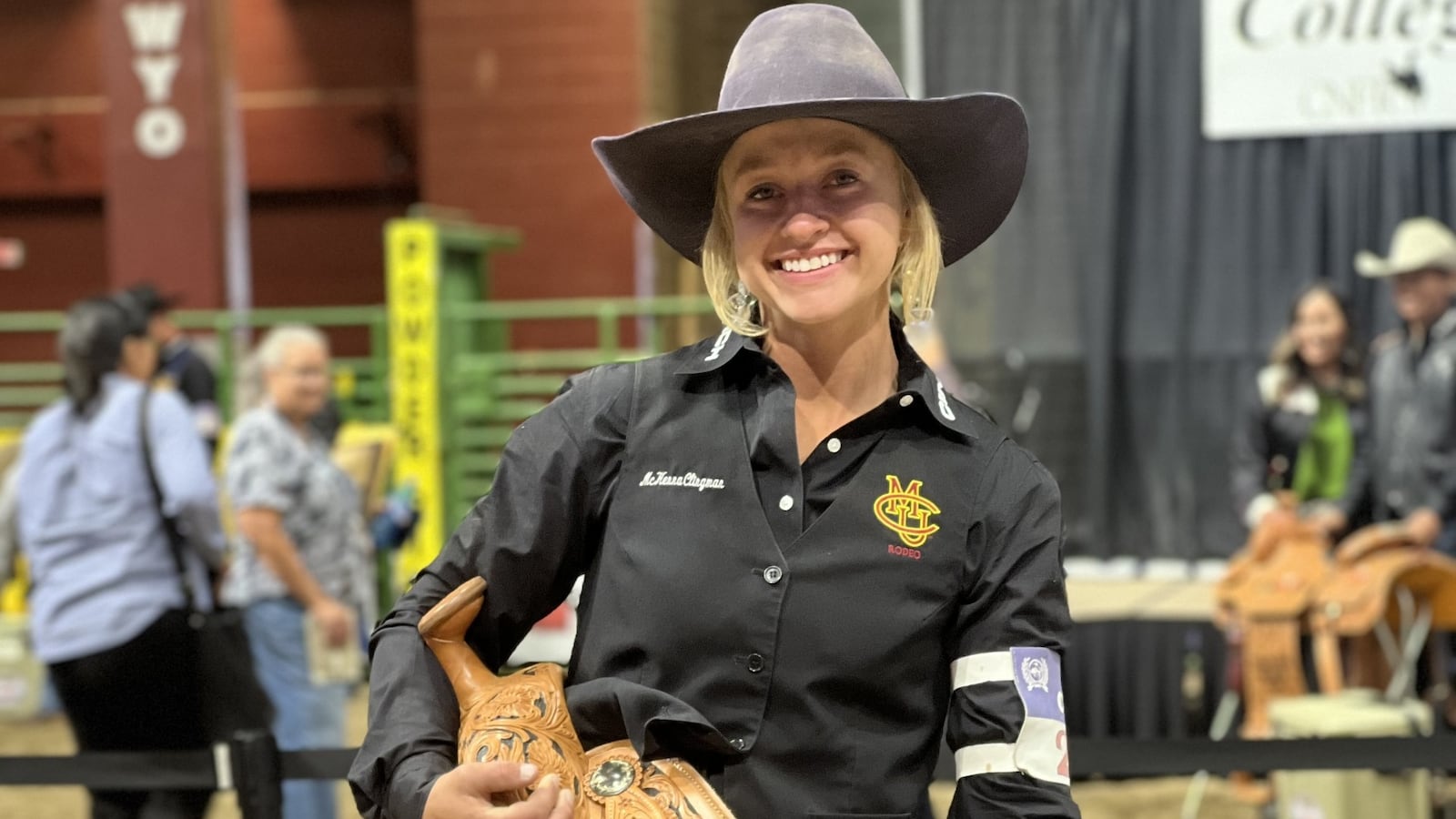 CMU Student wins national rodeo event