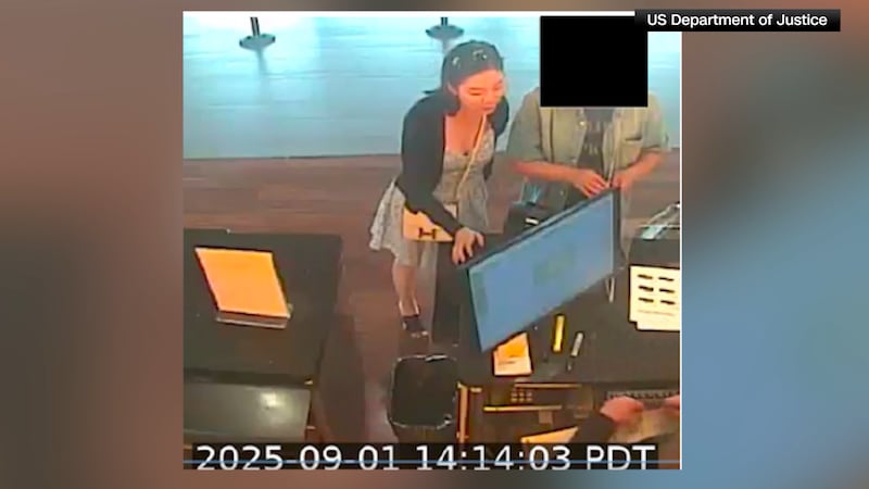 The FBI and U.S. prosecutors say Wanying Zhang, also known as Heather, surveilled the...