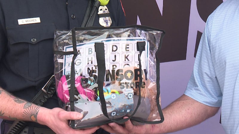 A sensory store that opened Wednesday is donating specialized sensory response kits to...