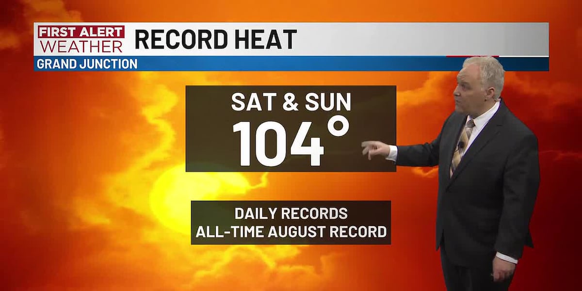 Near-record heat continues this week