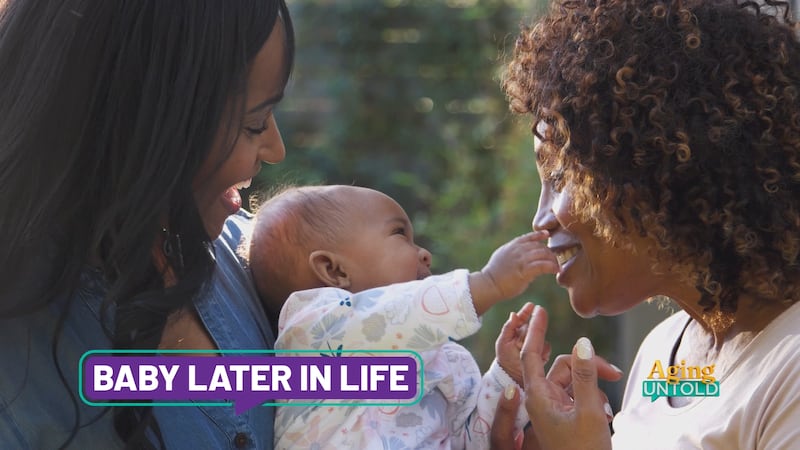 We explore the realities of having babies later in life and how those pregnancies alter roles...