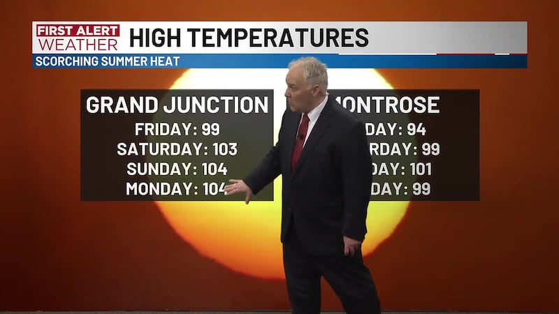 Scorching summer heat is still sizzling.