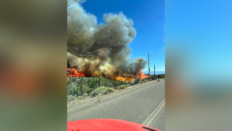 A new wildfire ignited in Hotchkiss on June 18, 2026.