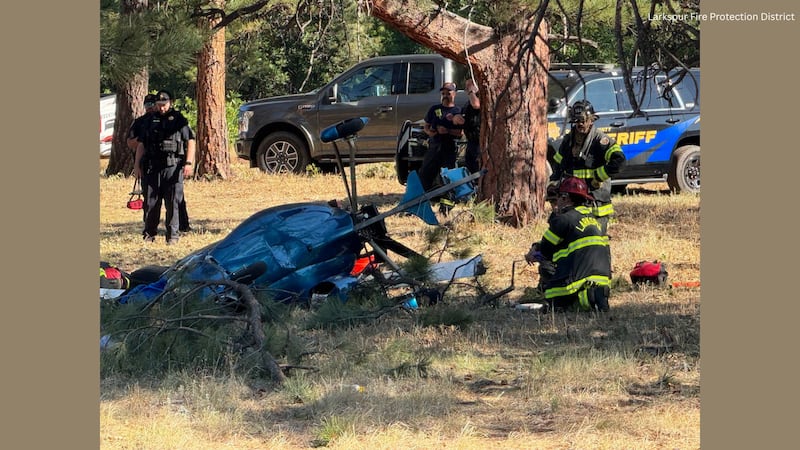 Emergency crews responded to reports of a downed aircraft in the Larkspur area on Monday morning.
