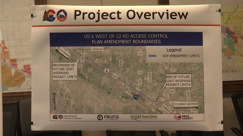 Drivers traveling along U.S. 6 between Fruita and Grand Junction could eventually see changes...