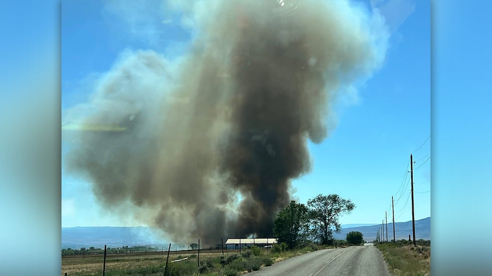 A new wildfire ignited in Hotchkiss on June 18, 2026.