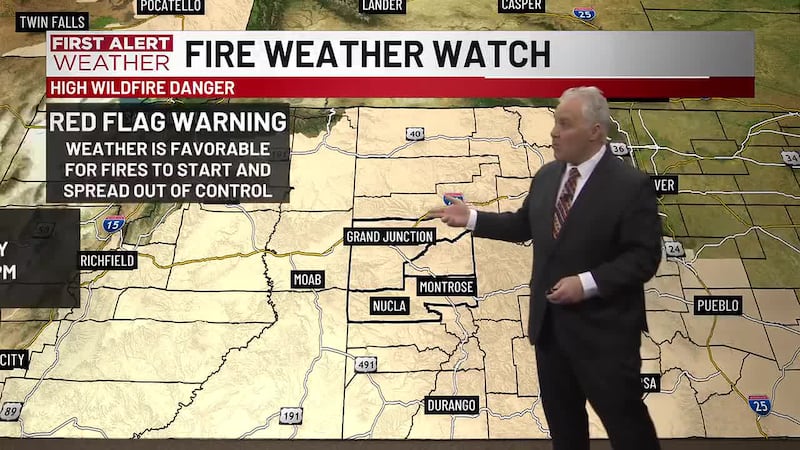 The wildfire threat remains high for Friday, and it will be higher on Saturday with stronger...