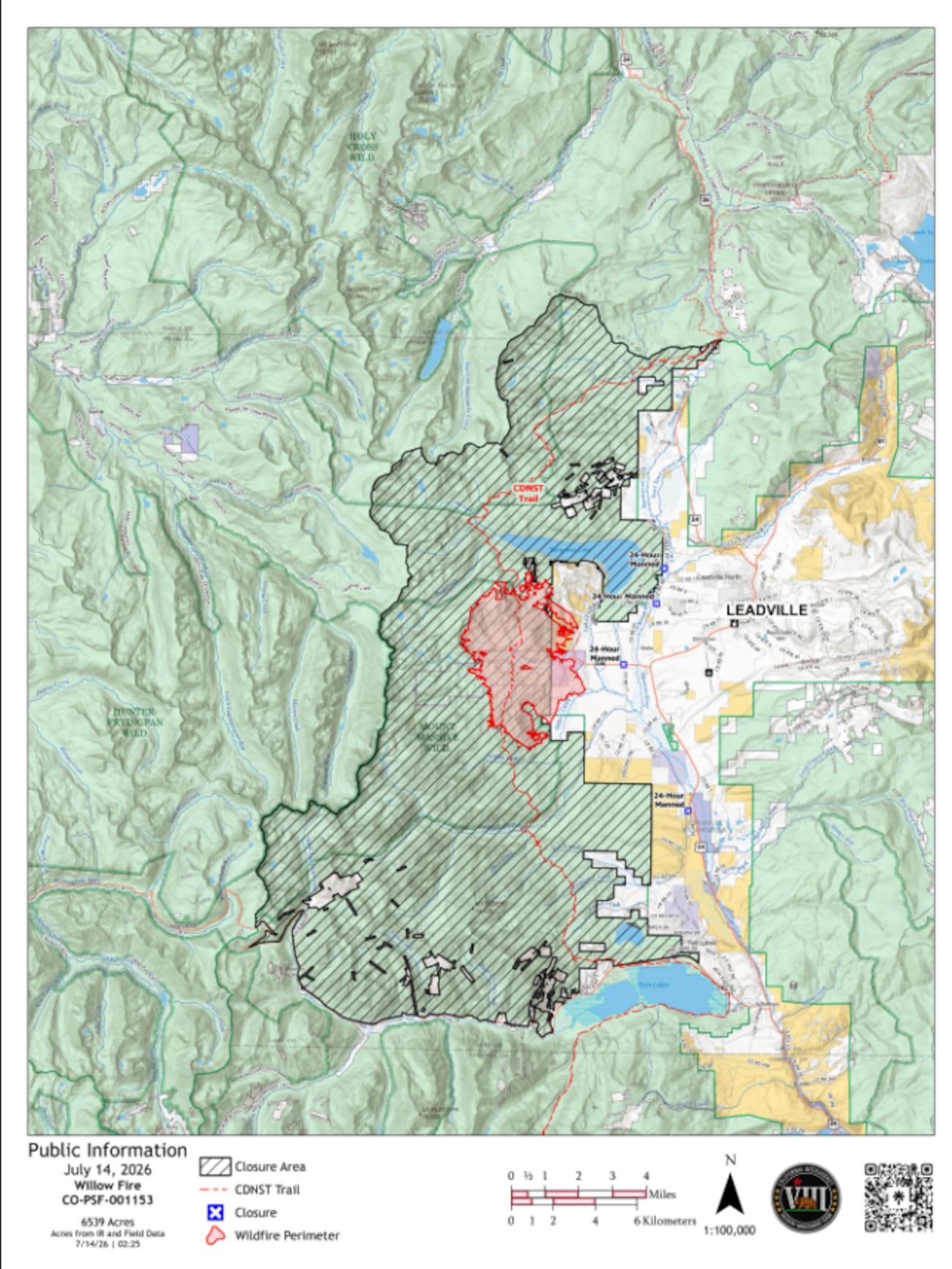 New management team takes command of Willow Fire burning near Leadville