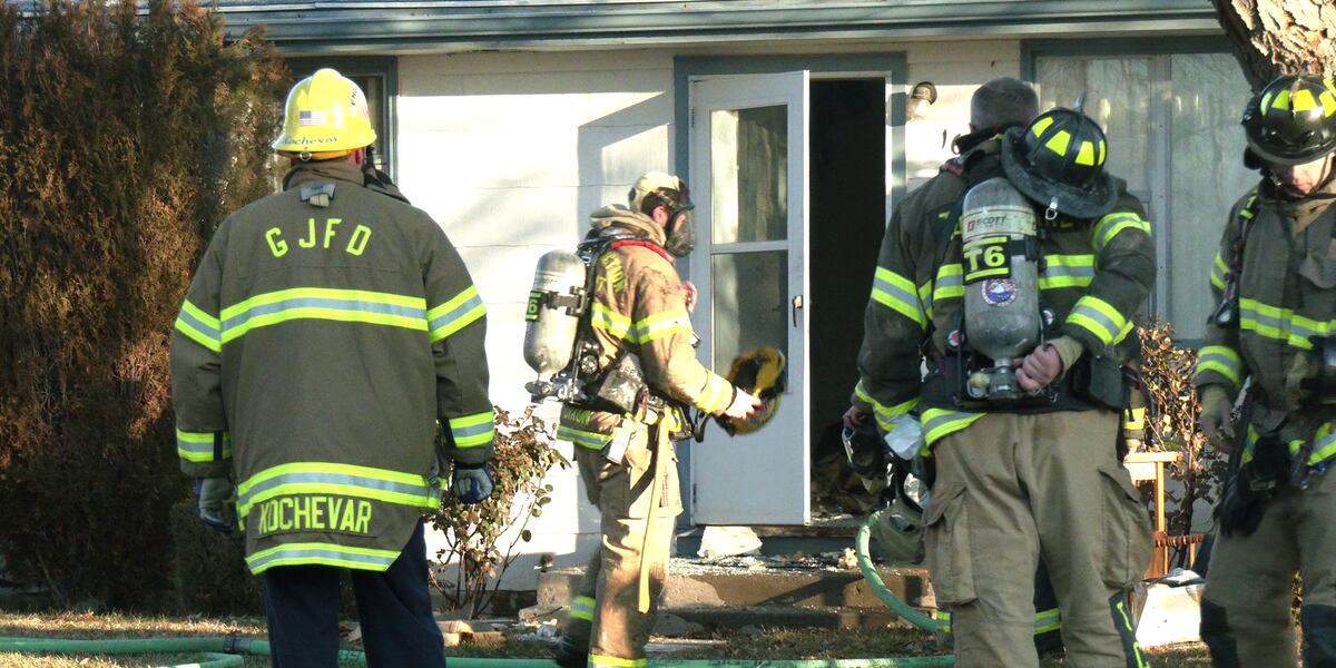 Fire Rood Grand Junction Fire Department responds to fire on Rood Avenue