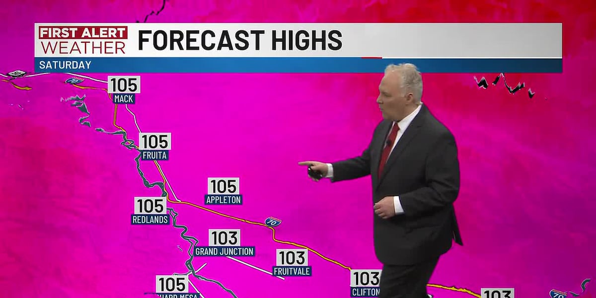 More record heat on Saturday will be followed by gradual cooling