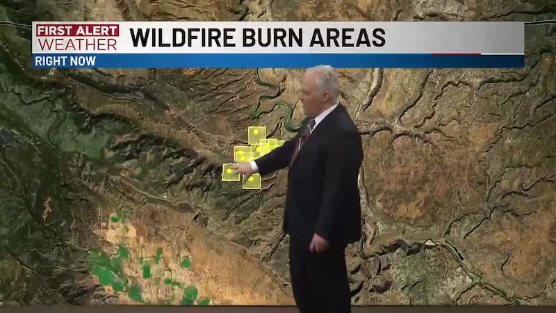 Friday is a First Alert Weather Day for high wildfire risk.