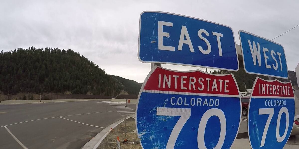 CDOT installs new speed limit signs on I-70 in Dowd Canyon