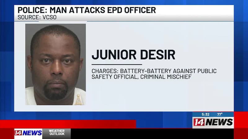 EPD: Man arrested after breaking post office windows, attacking officer