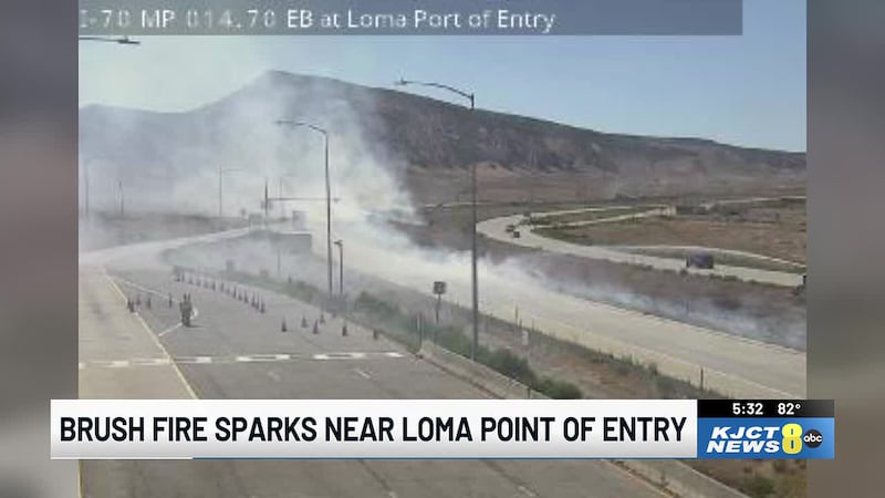 Fire Crews responded to a fire in Loma.