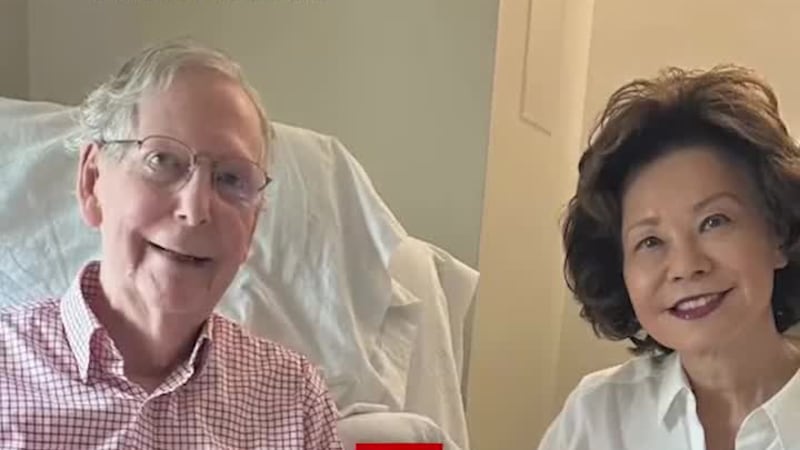 Sen. Mitch McConnell, R-Ky., said in a statement that a fall was what landed him in the...