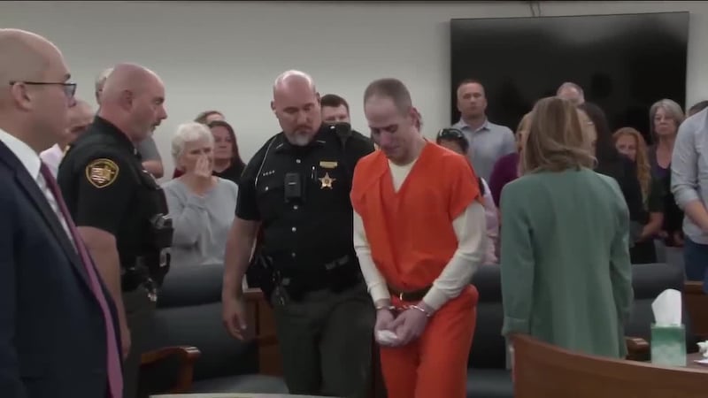 Prosecutors said Caleb Flynn staged a home invasion in February after shooting Ashley Flynn, a...