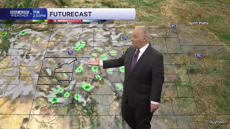 This week will be unseasonably warm with mountain showers and mainly dry valleys.